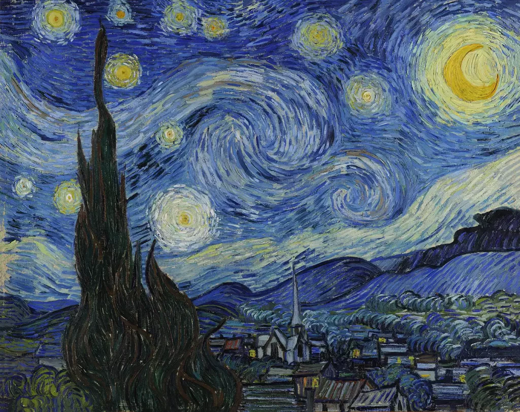 Starry night by Vincent Van Gogh