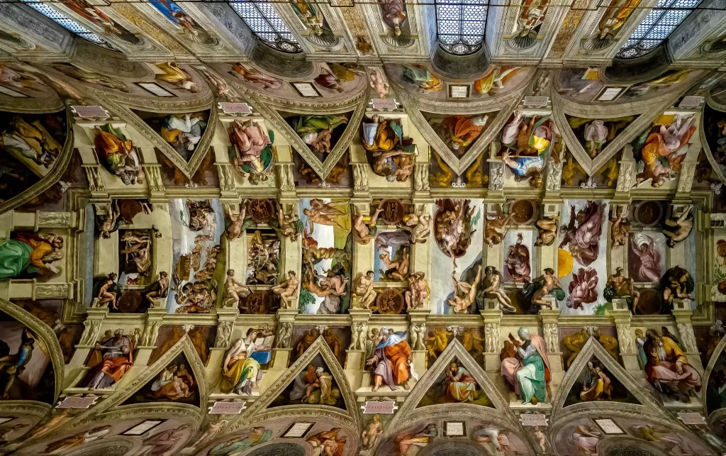 The Sistine Chapel Ceiling by Michelangelo