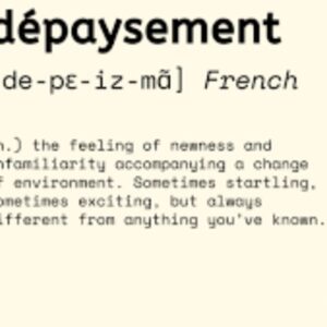 Dépaysement (French)